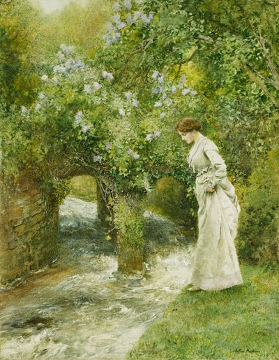 El arroyo del molino en primavera de Arthur Hopkins