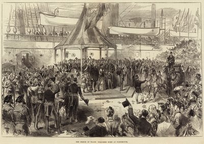 El Príncipe de Gales recibido en Portsmouth de Arthur Hopkins