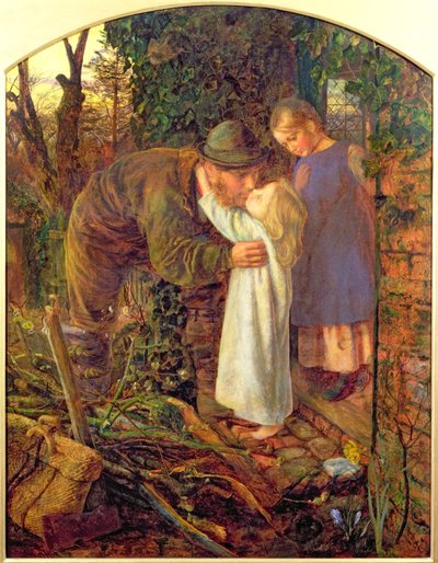 De vuelta del trabajo, 1861 de Arthur Hughes