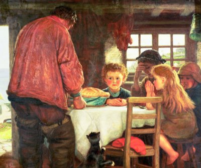 Diciendo Gracia o El Capitán y su Tripulación de Arthur Hughes