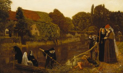 El Barco del Convento, 1874 de Arthur Hughes