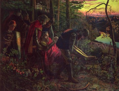 El caballero del sol, c.1859-60 de Arthur Hughes