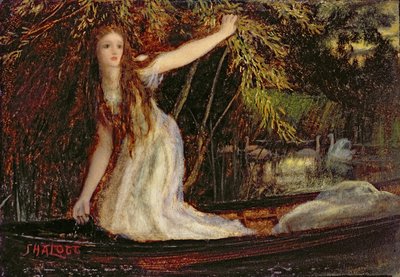 La Dama de Shalott de Arthur Hughes