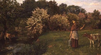 La Lechera de Arthur Hughes