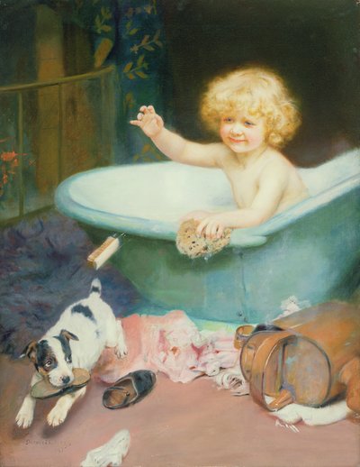 La hora del baño de Arthur John Elsley