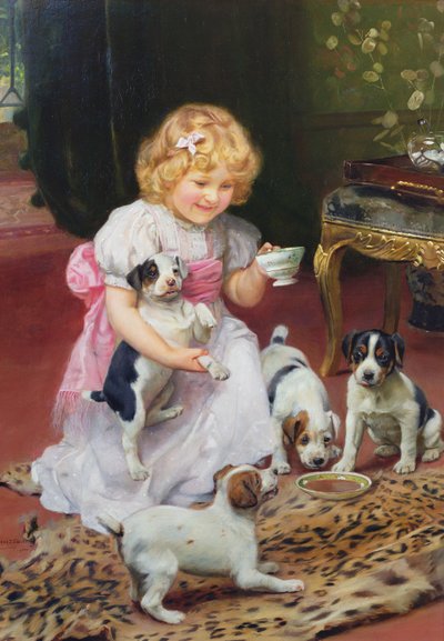 La hora del té de Arthur John Elsley
