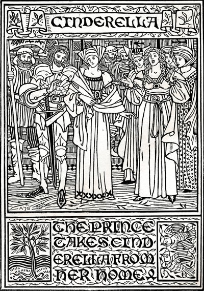 Cenicienta, c1895 de Arthur Joseph Gaskin