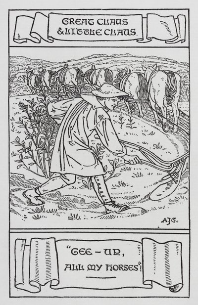 Hans Christian Andersen: El gran Claus y el pequeño Claus de Arthur Joseph Gaskin