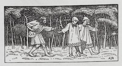 Hans Christian Andersen: La colina de los elfos de Arthur Joseph Gaskin
