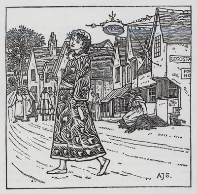 Hans Christian Andersen: La niña que pisó el pan de Arthur Joseph Gaskin