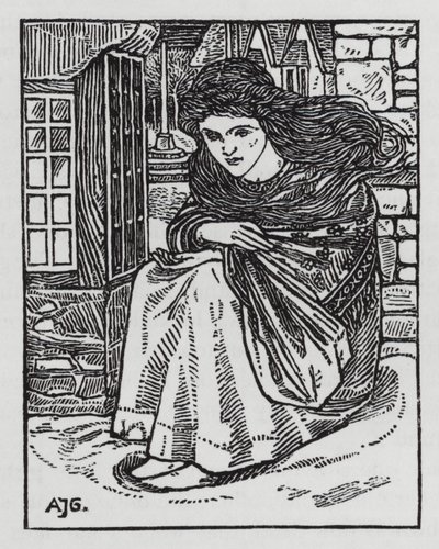 Hans Christian Andersen: La pequeña cerillera de Arthur Joseph Gaskin