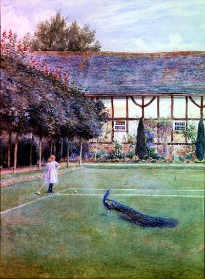 En el césped de croquet de Arthur L. Hewlett