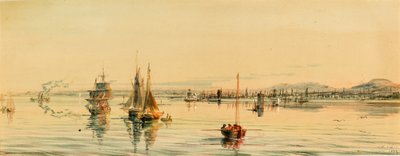 Dundee desde el río de Arthur Lee