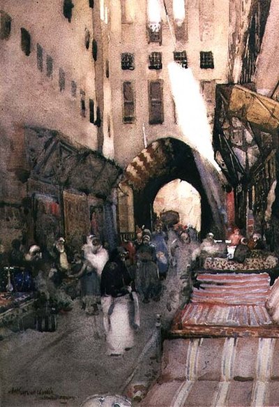 Un Bazar Turco de Arthur Melville
