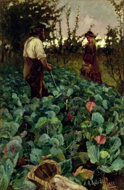 Jardín de coles de Arthur Melville