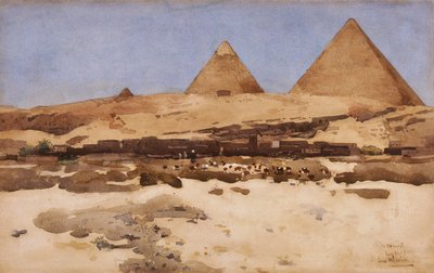 Pirámides, 1881 de Arthur Melville