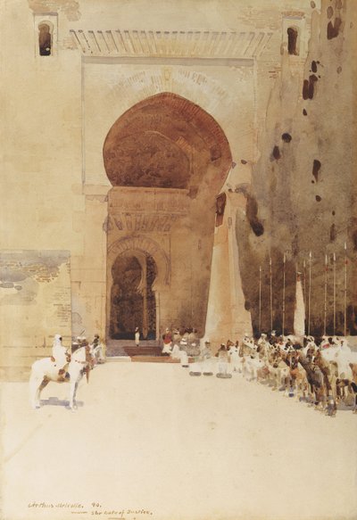 Las puertas de la justicia, 1890 de Arthur Melville