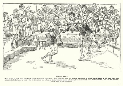 Boxeo (litografía) de Arthur Moreland
