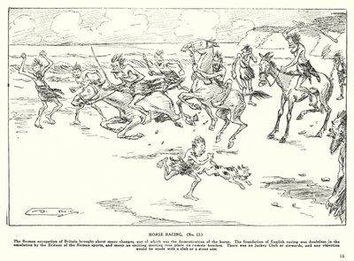Carreras de caballos (litografía) de Arthur Moreland