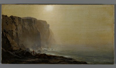 Mañana brumosa, costa de Maine de Arthur Parton