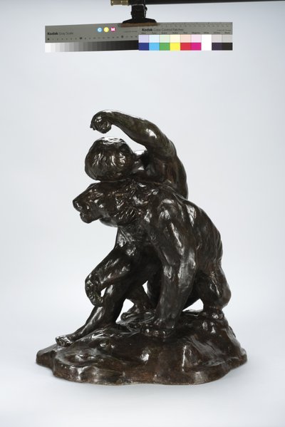 Puma y niño de Arthur Putnam