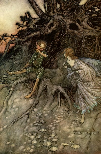 Sueño de una noche de verano de Arthur Rackham