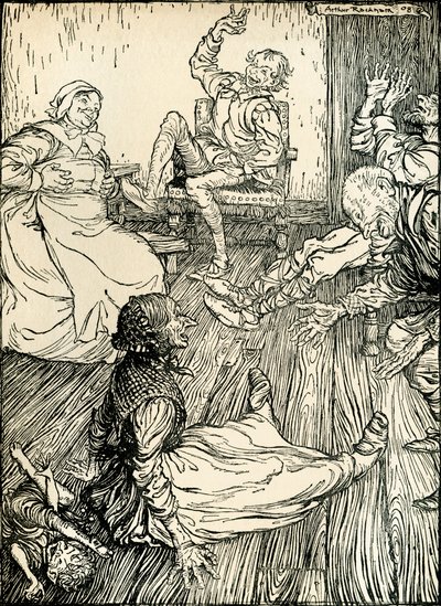 Sueño de una noche de verano de Arthur Rackham