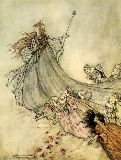 Sueño de una noche de verano de Arthur Rackham