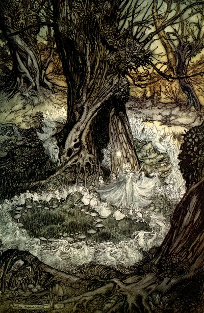 Sueño de una noche de verano de Arthur Rackham