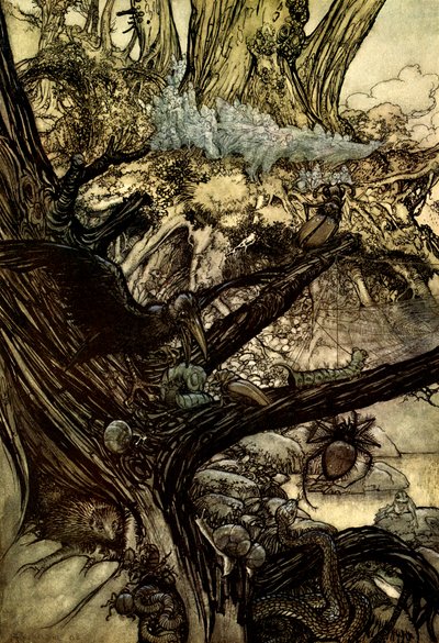 Sueño de una noche de verano de Arthur Rackham