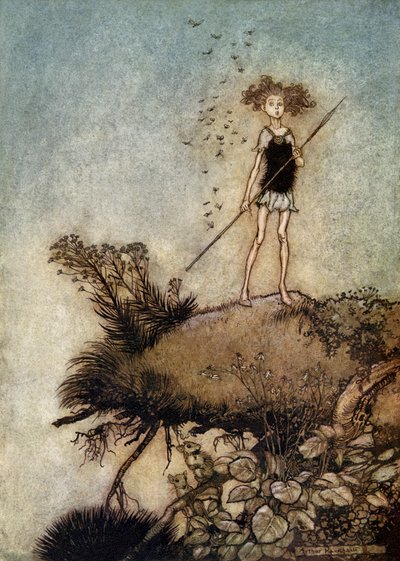 Sueño de una noche de verano de Arthur Rackham