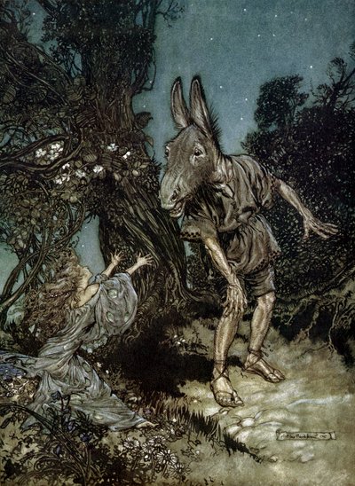 El sueño de una noche de verano de Arthur Rackham