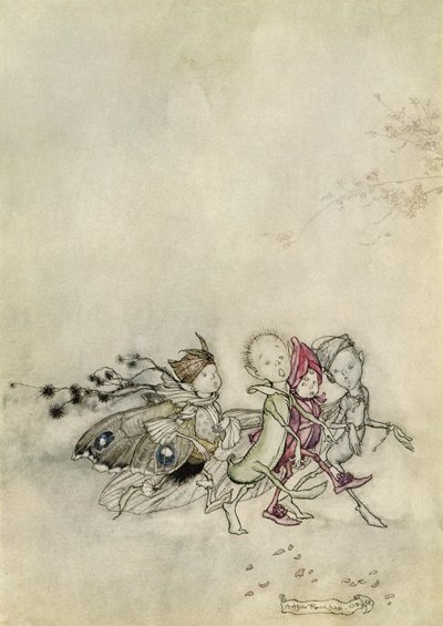 El sueño de una noche de verano de Arthur Rackham