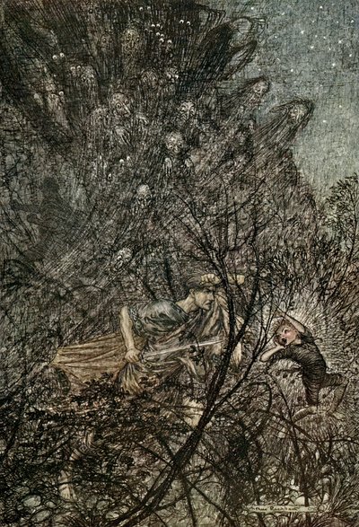 El sueño de una noche de verano de Arthur Rackham