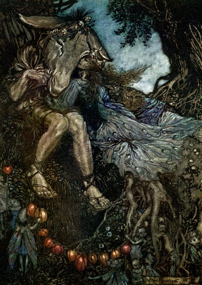 El sueño de una noche de verano de Arthur Rackham