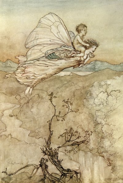 El sueño de una noche de verano de Arthur Rackham