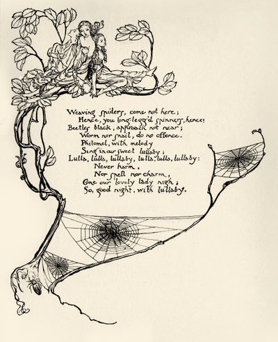 Sueño de una noche de verano de Arthur Rackham