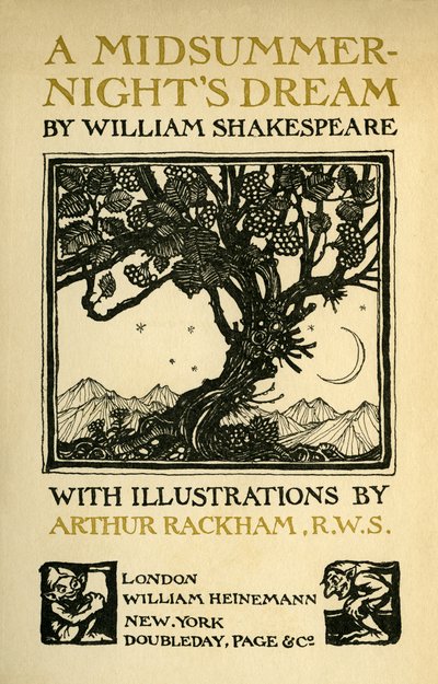 Sueño de una noche de verano de Arthur Rackham