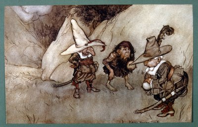 Un cuento corto del autor estadounidense Washington (ilustración) de Arthur Rackham