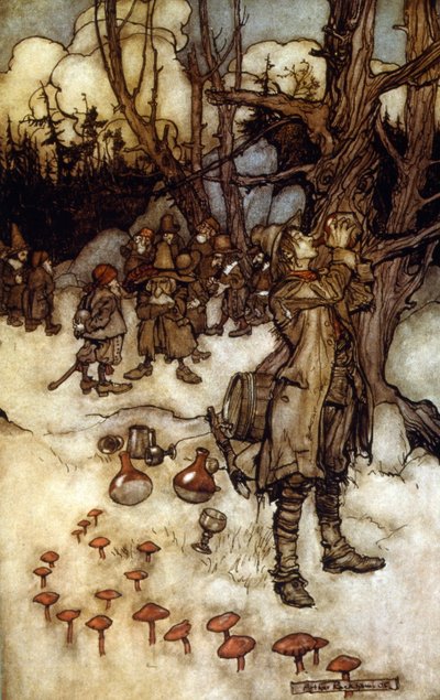 Un cuento corto del autor estadounidense Washington (ilustración) de Arthur Rackham