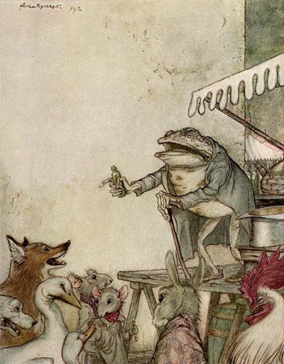 Fábulas de Esopo de Arthur Rackham