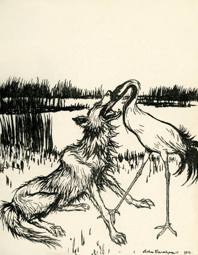 Fábulas de Esopo de Arthur Rackham