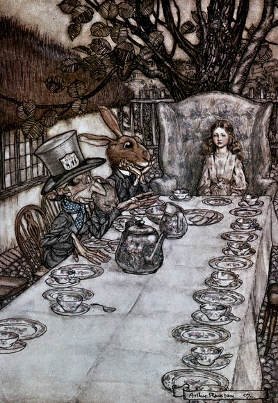 Alicia en el País de las Maravillas, 1917 de Arthur Rackham