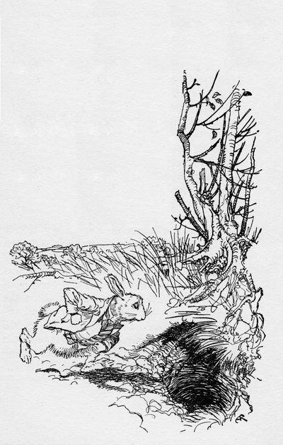 Las aventuras de Alicia en el país de las maravillas de Lewis Carroll de Arthur Rackham