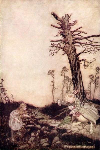 Las aventuras de Alicia en el país de las maravillas de Lewis Carroll de Arthur Rackham