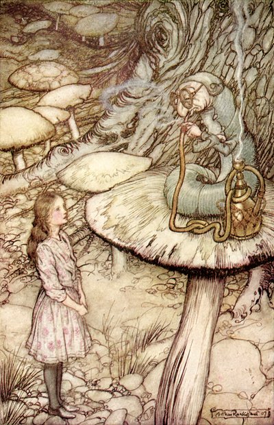 Las aventuras de Alicia en el país de las maravillas de Lewis Carroll de Arthur Rackham