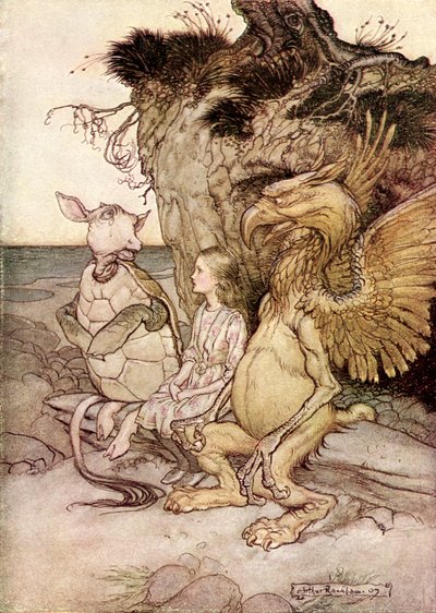 Las aventuras de Alicia en el país de las maravillas de Lewis Carroll de Arthur Rackham