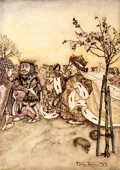 Las aventuras de Alicia en el país de las maravillas de Lewis Carroll de Arthur Rackham