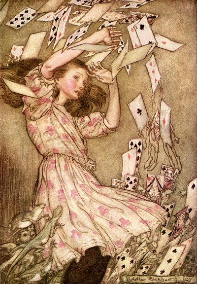 Las aventuras de Alicia en el país de las maravillas de Lewis Carroll de Arthur Rackham