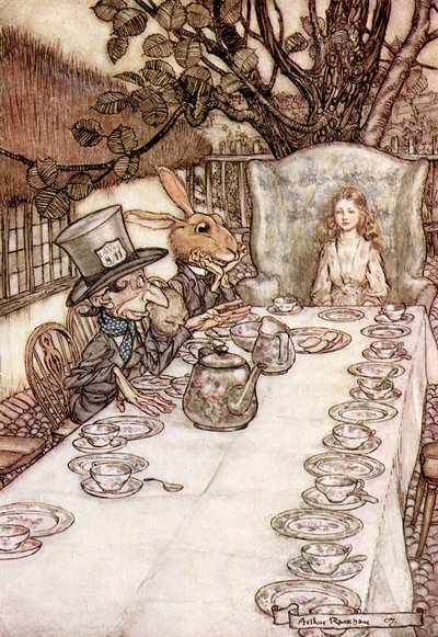 Alicia en el país de las maravillas de Arthur Rackham